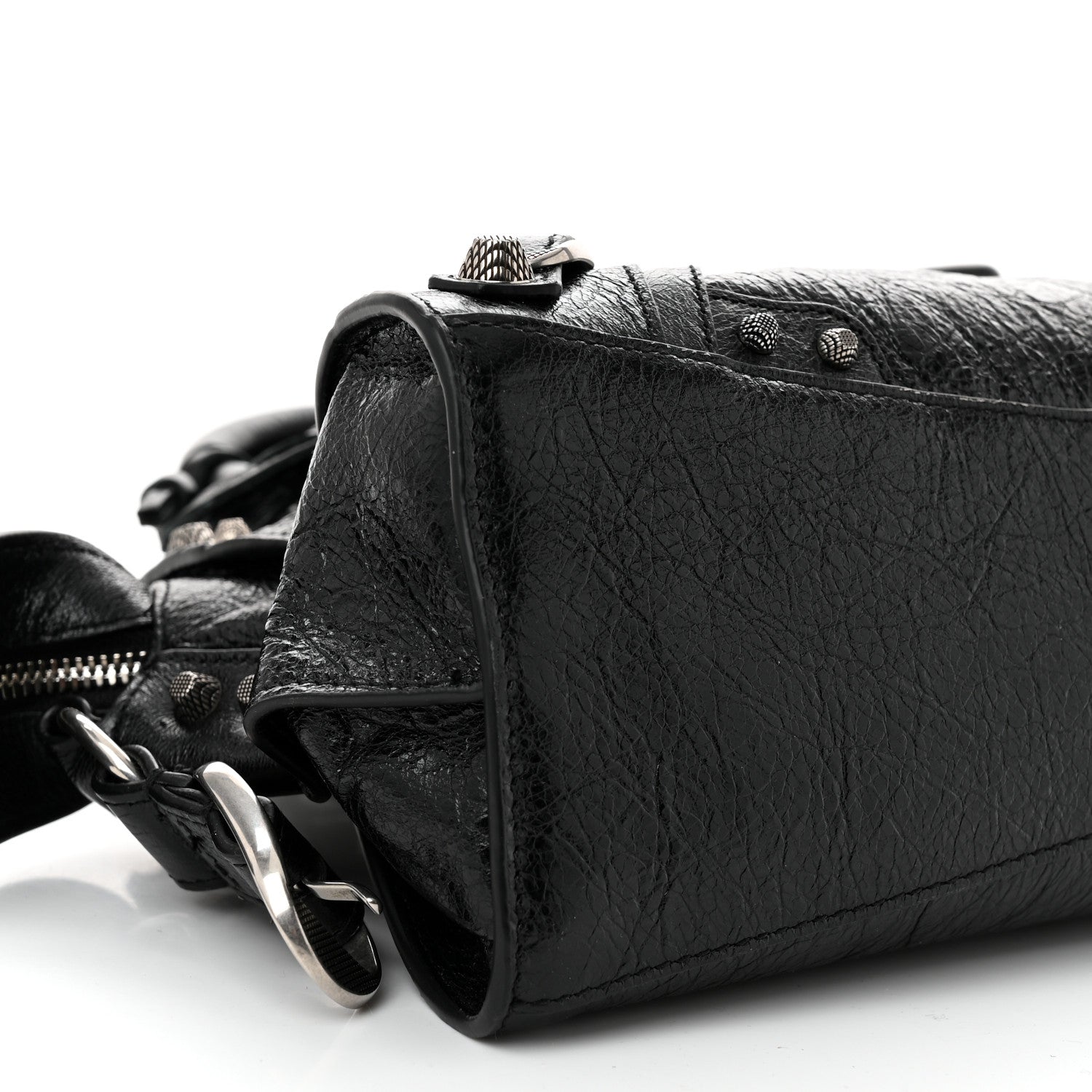 Balenciaga Agneau Arena Neo Cagole City Handbag XS Black 10 of 12