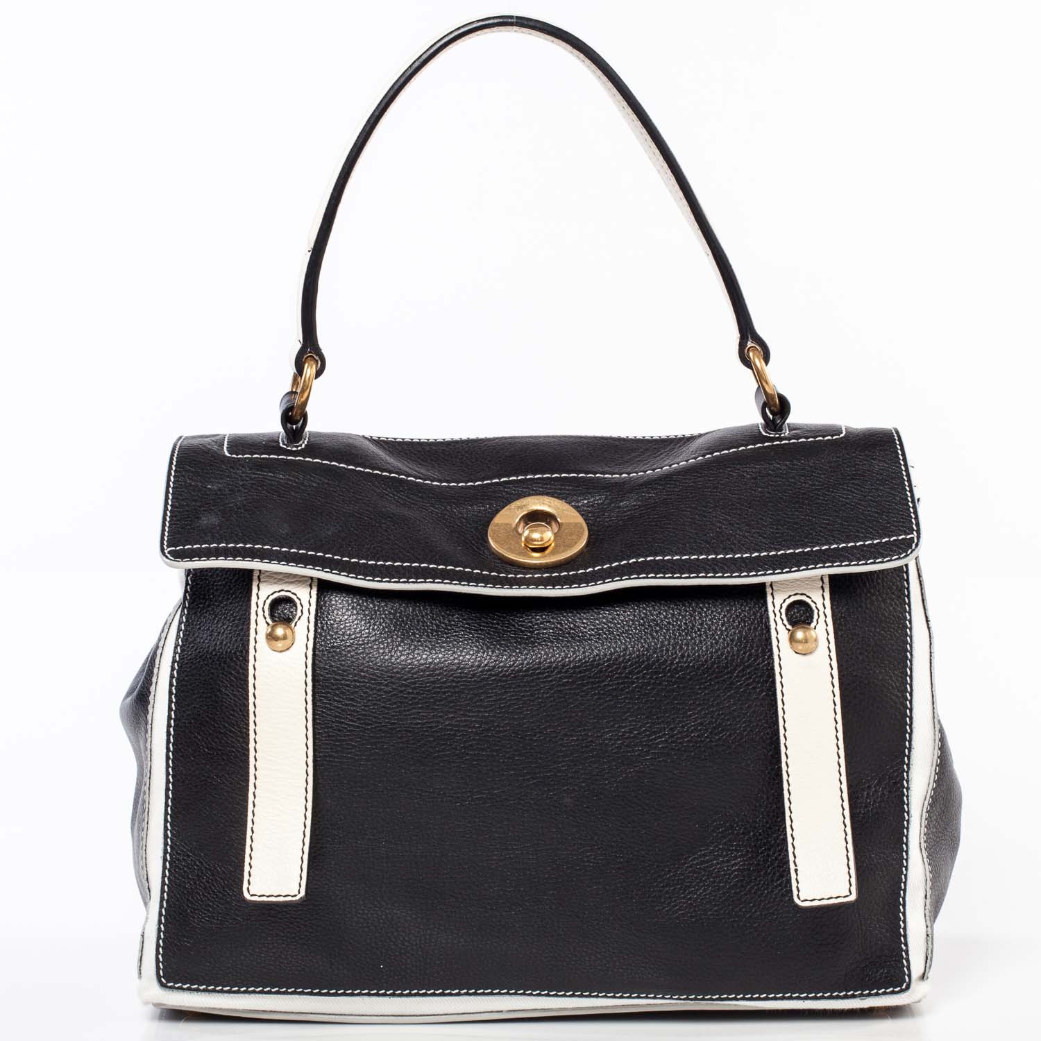 Saint Laurent Leather Muse Two Black 1 of 9