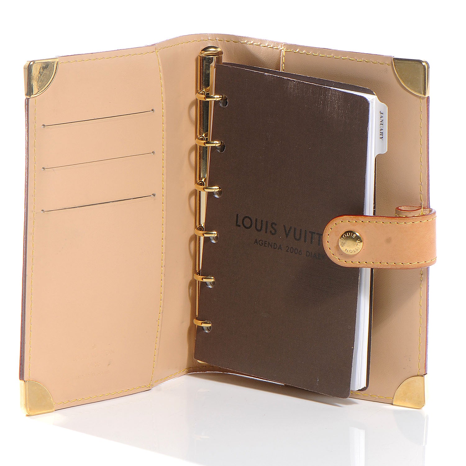 Louis Vuitton Monogram Multicolor Agenda PM Black 54066