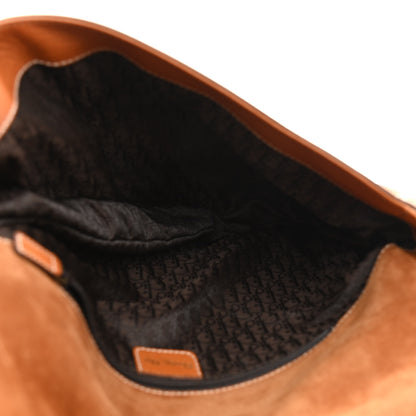 Christian Dior Calfskin Baudrier Saddle Bag Tan 5 of 12