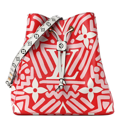 Louis Vuitton Monogram Giant Crafty NeoNoe MM Rouge Rose Creme 1 of 7