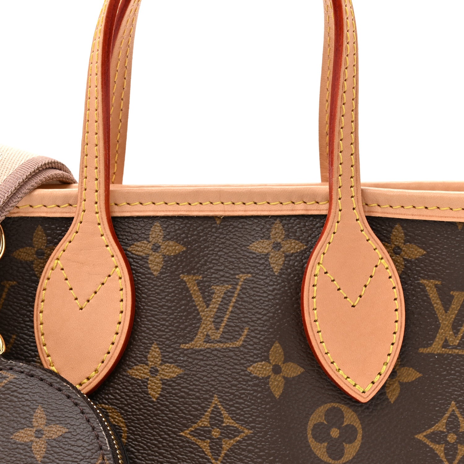 Louis Vuitton Monogram Neverfull BB Beige 6 of 9