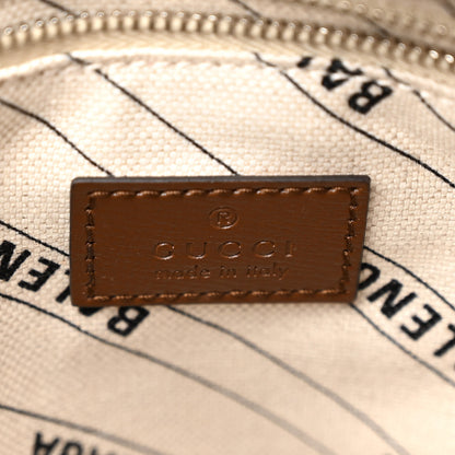 Balenciaga X GUCCI GG Monogram Azalea Calfskin Neo Classic Silver Hardware Medium City Beige Ebony Brown Sugar 6 of 9