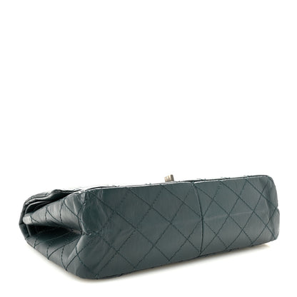 Chanel Aged Calfskin Quilted 2.55 Reissue 226 Flap Green 4 of 10