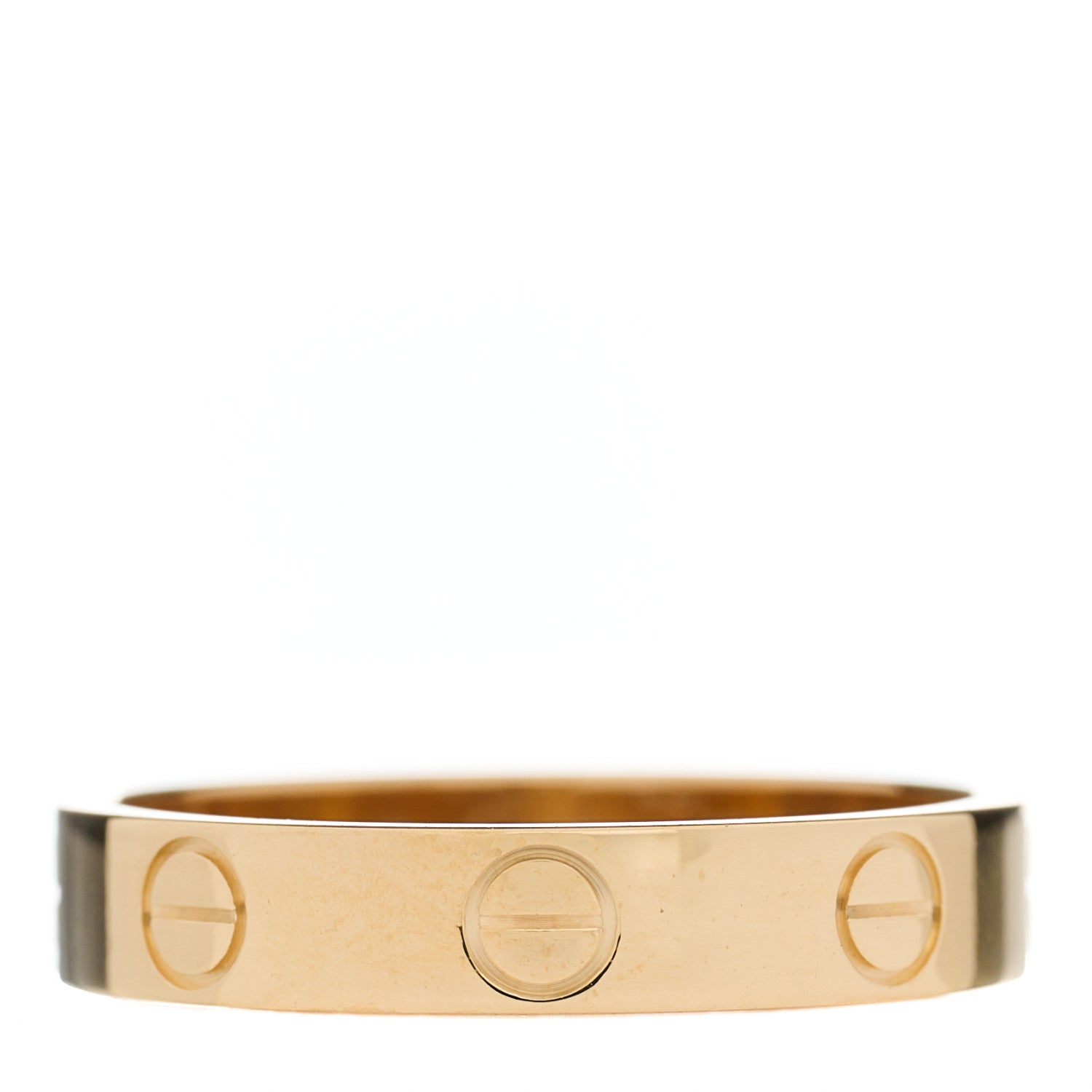 Cartier 18K Yellow Gold 3.5mm LOVE Wedding Band Ring 52 6 1 of 3
