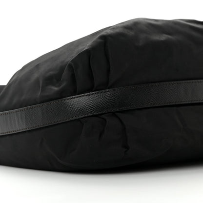 Prada Tessuto Nylon Saffiano Sacca Shoulder Bag Black 9 of 19