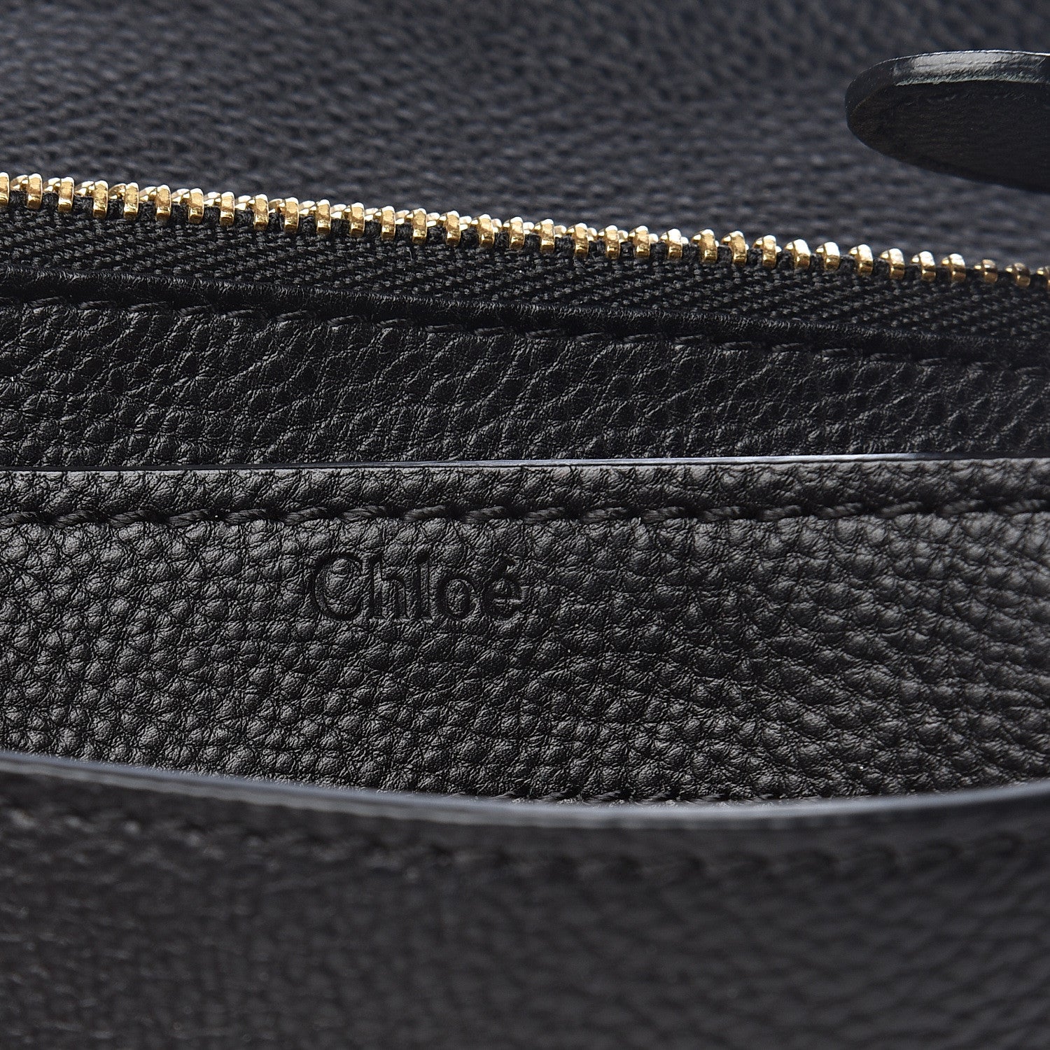 Chloe Calfskin Elsie Long Wallet Black 5 of 5