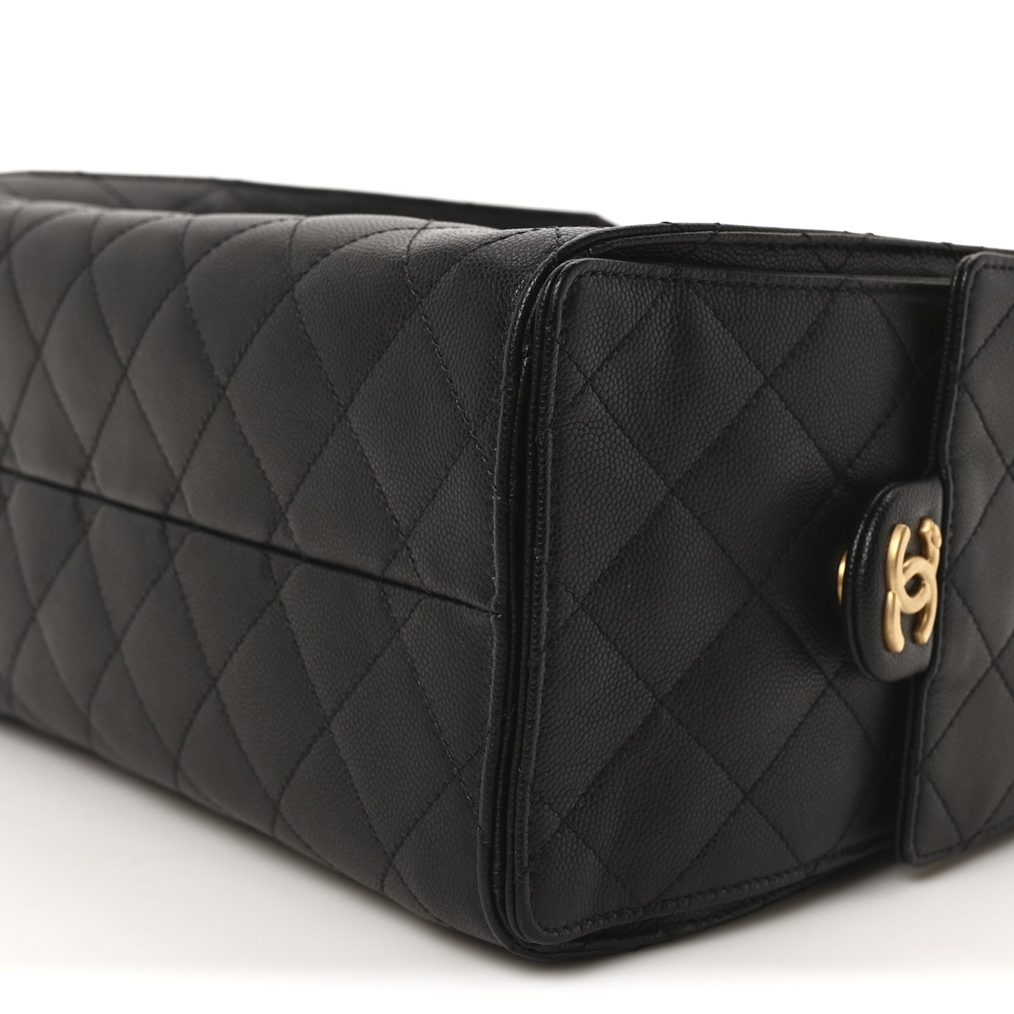 Caviar Quilted Small Chanel 25 Handbag Black
