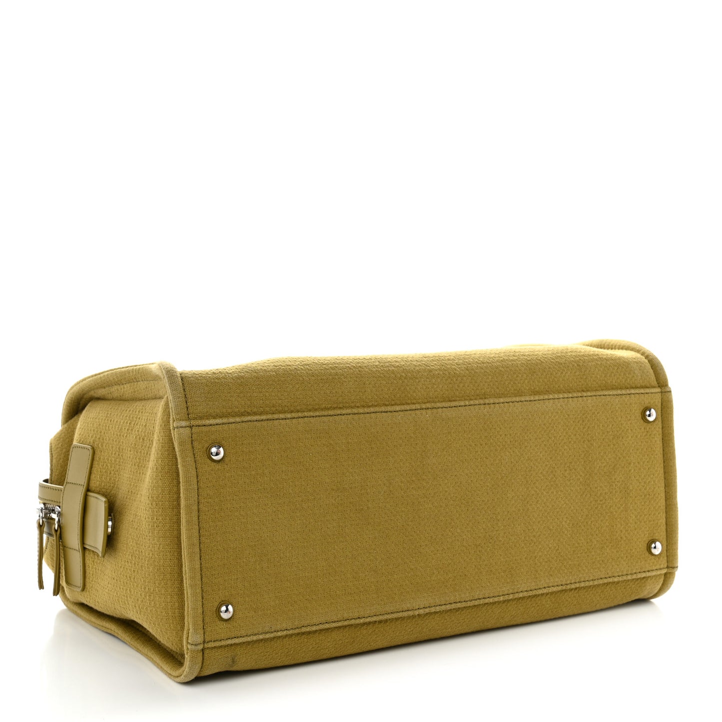 Mixed Fibers Large Deauville Bowling Bag Green