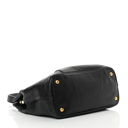 Miu Miu Vitello Phenix Shoulder Bag Black 3 of 11