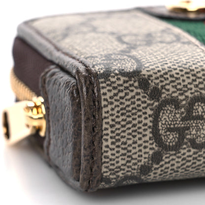 Gucci GG Supreme Monogram Web Ophidia Playing Card Case Beige New Acero 8 of 10