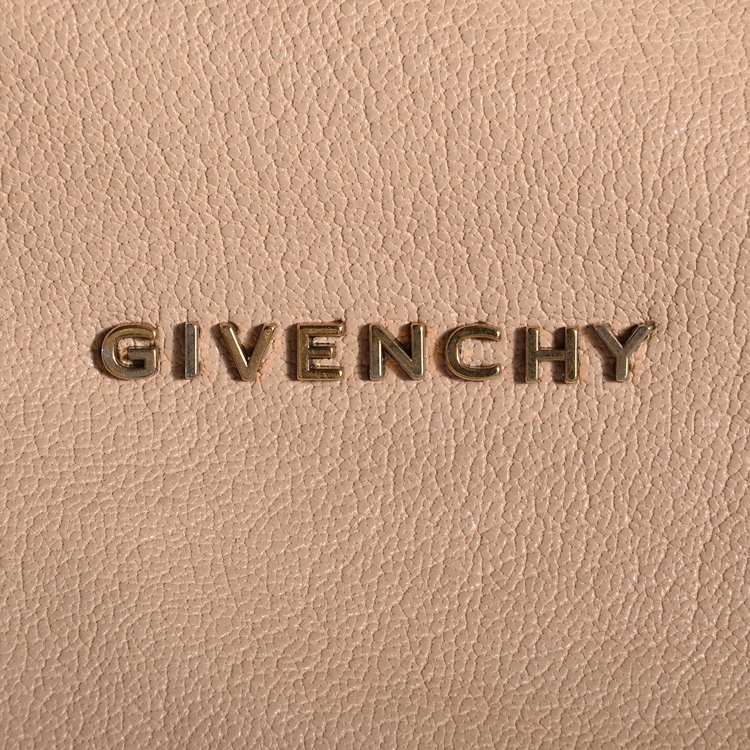 Givenchy Sugar Goatskin Medium Metal Ring Pandora Sand 8 of 8