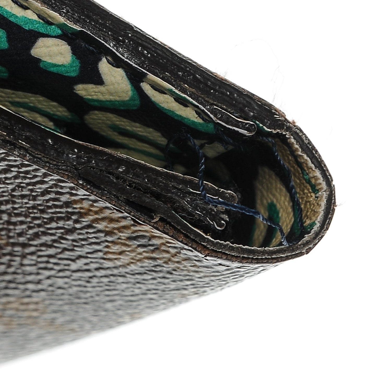Monogram Leopard Insolite Wallet Blue Infini
