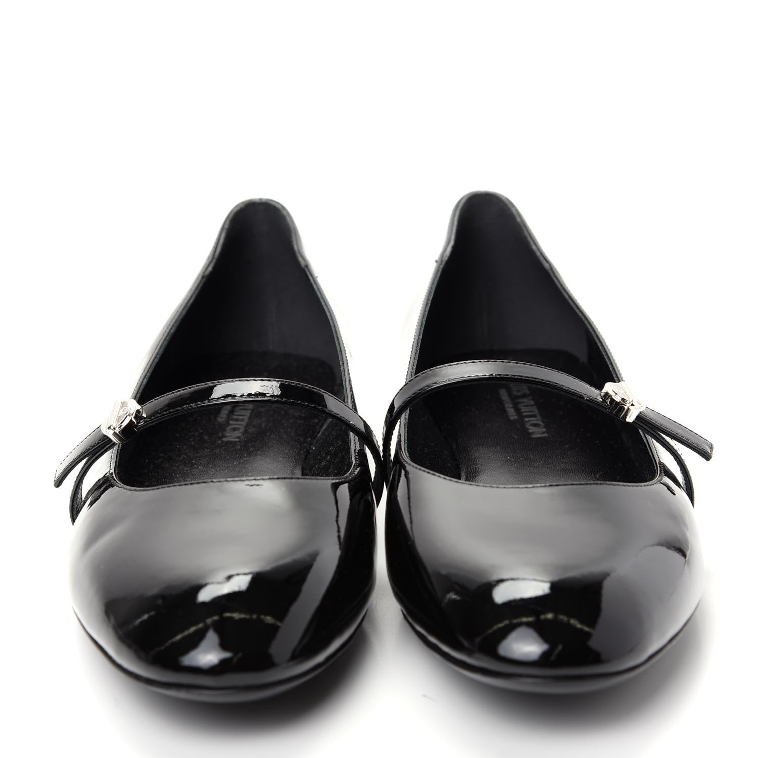 Louis Vuitton Patent Uniformes Ballet Flats 39 Black 2 of 10