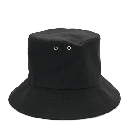 Christian Dior Polyester Cotton Oblique Teddy-D Brim Bucket Hat 57 Black 6 of 8