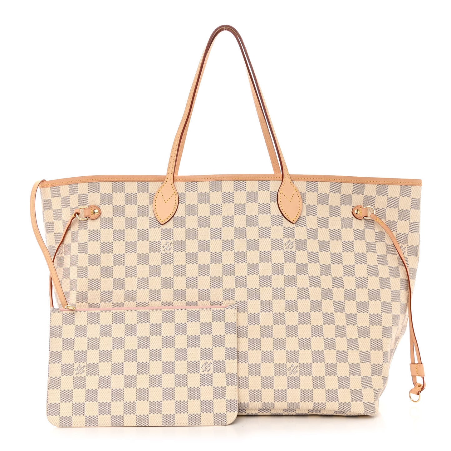 Damier Azur Neo Neverfull GM Rose Ballerine