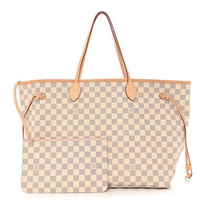 Louis Vuitton Damier Azur Neo Neverfull GM Rose Ballerine 1 of 12