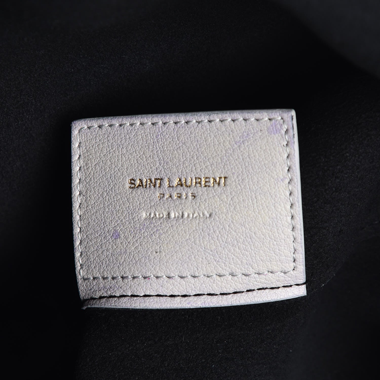 Saint Laurent Calfskin Large Shopping Tote Porcellana 6 of 15