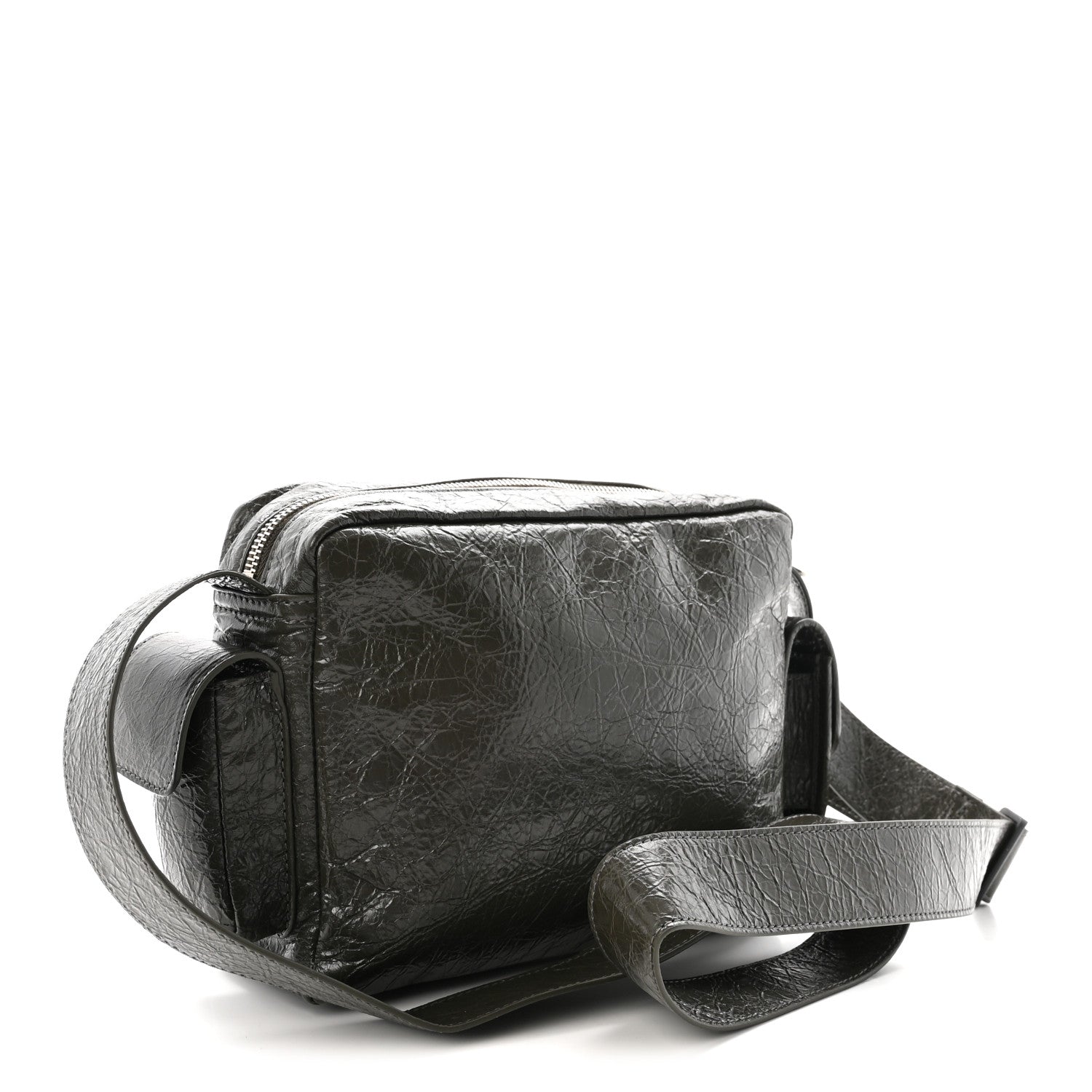 Balenciaga Agneau Arena Superbusy Camera Bag Khaki 3 of 10