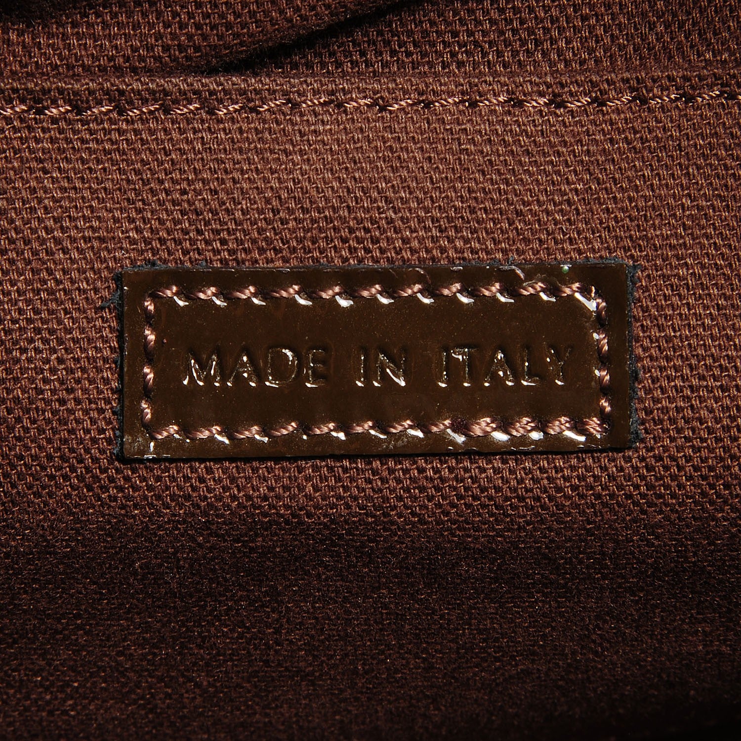 Burberry House Check Patent Margaret Bag Brown 7 of 7