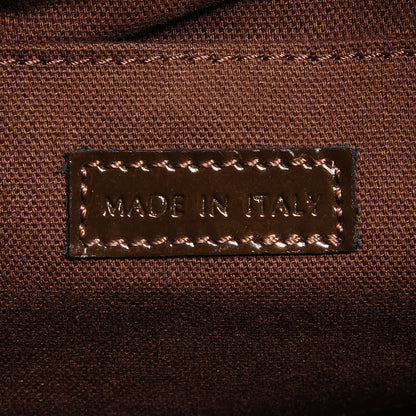 Burberry House Check Patent Margaret Bag Brown 7 of 7