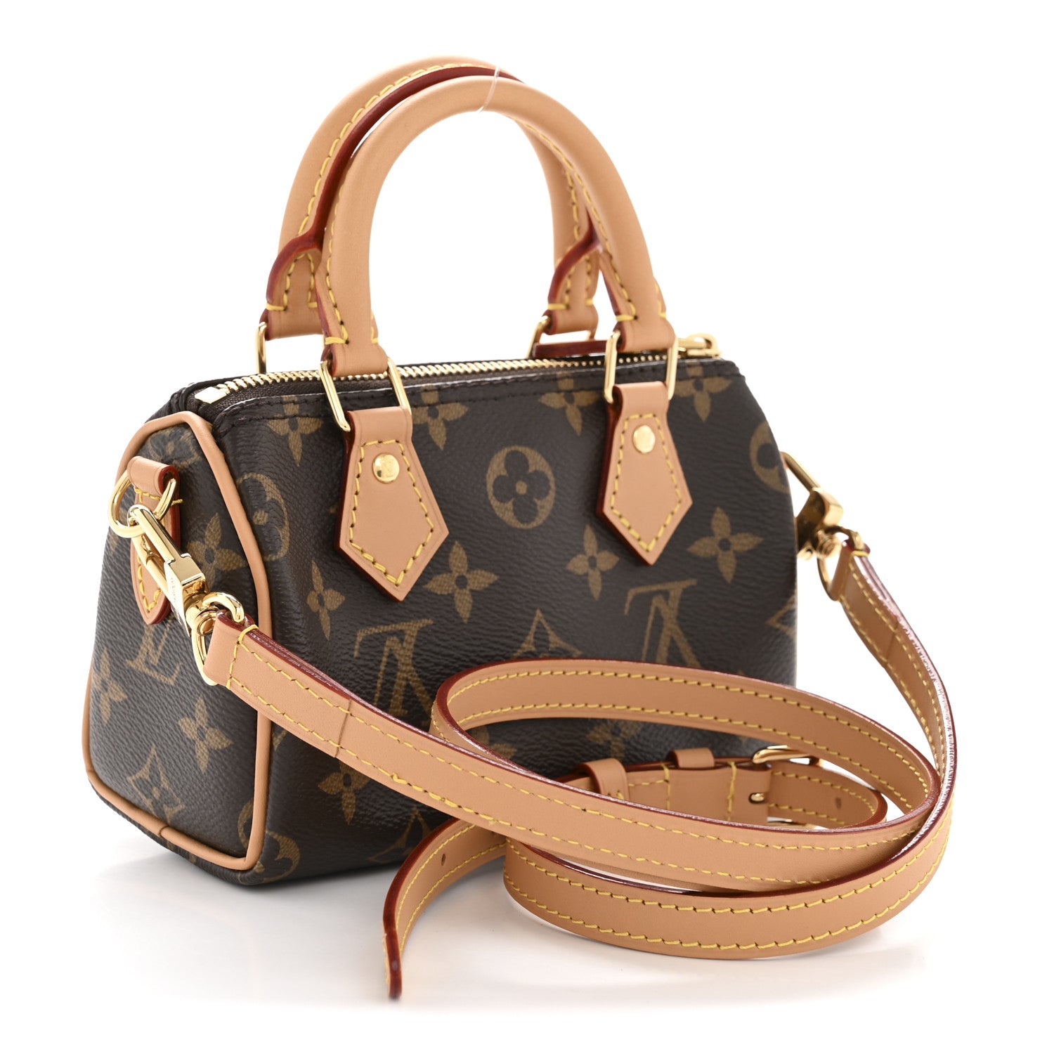 Louis Vuitton Monogram Nano Speedy Bandouliere 3 of 11