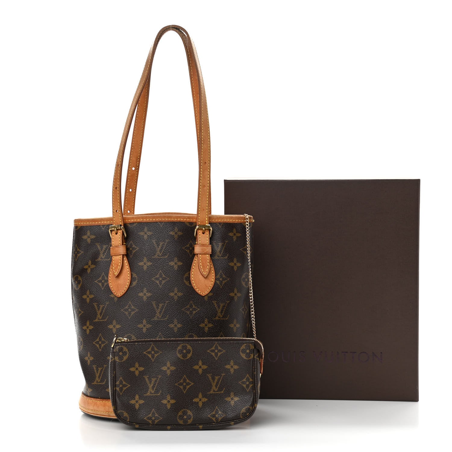 Louis Vuitton Monogram Petit Bucket 23 12 of 15