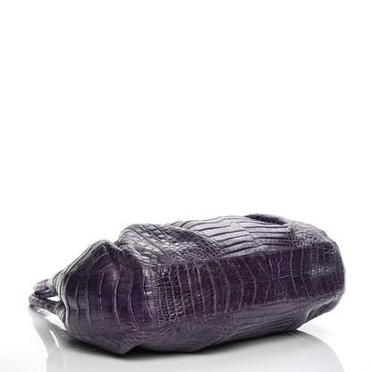 Nancy Gonzalez Crocodile Satchel Purple 4 of 6