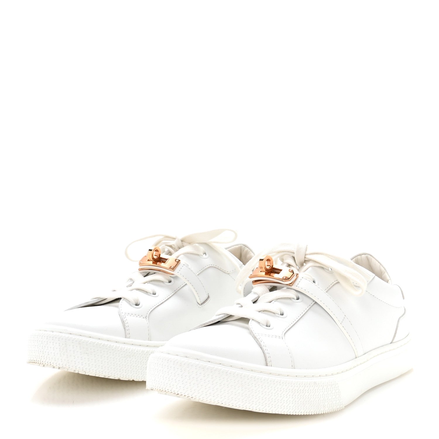 Hermes Calfskin Day Sneakers 39 White 4 of 8