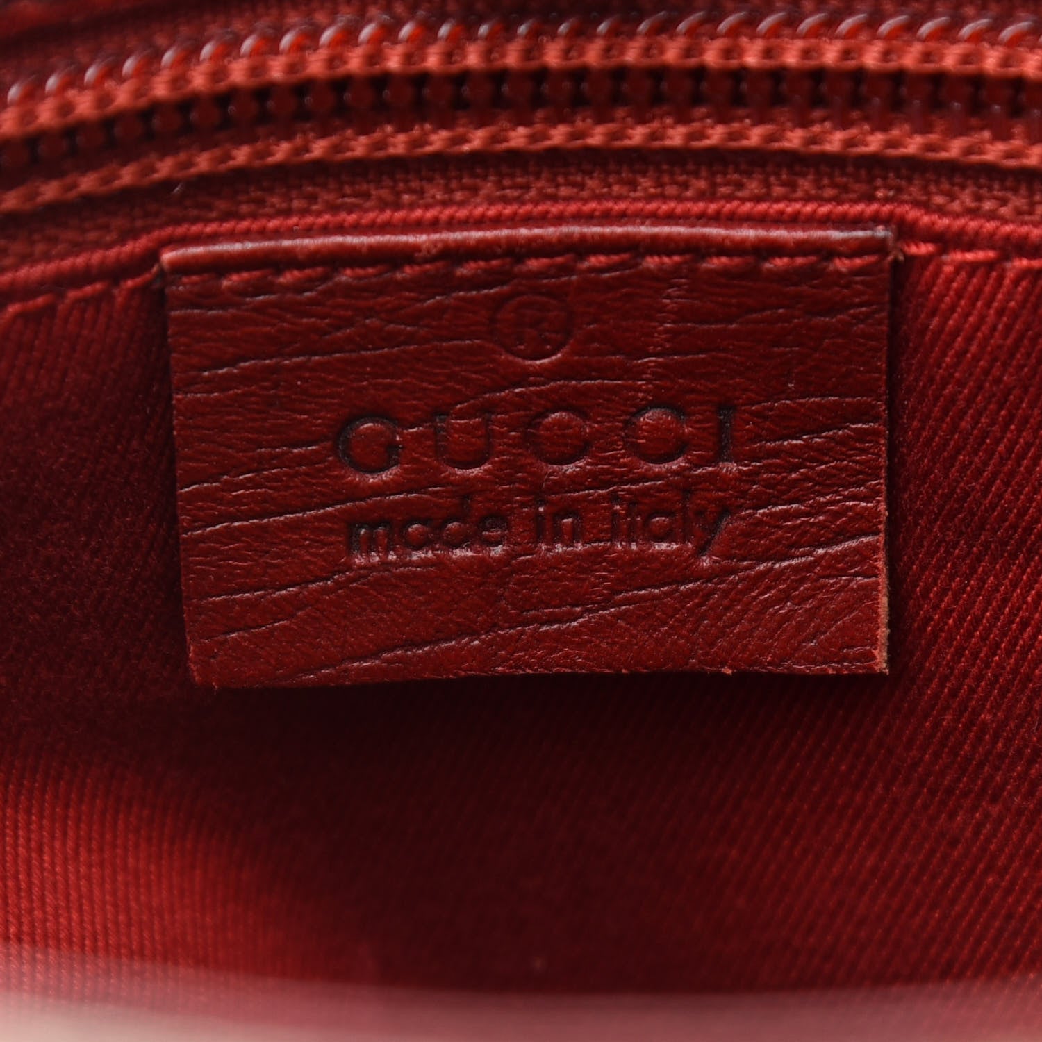 Gucci GG Plus Monogram Vertical Tote Red 6 of 9