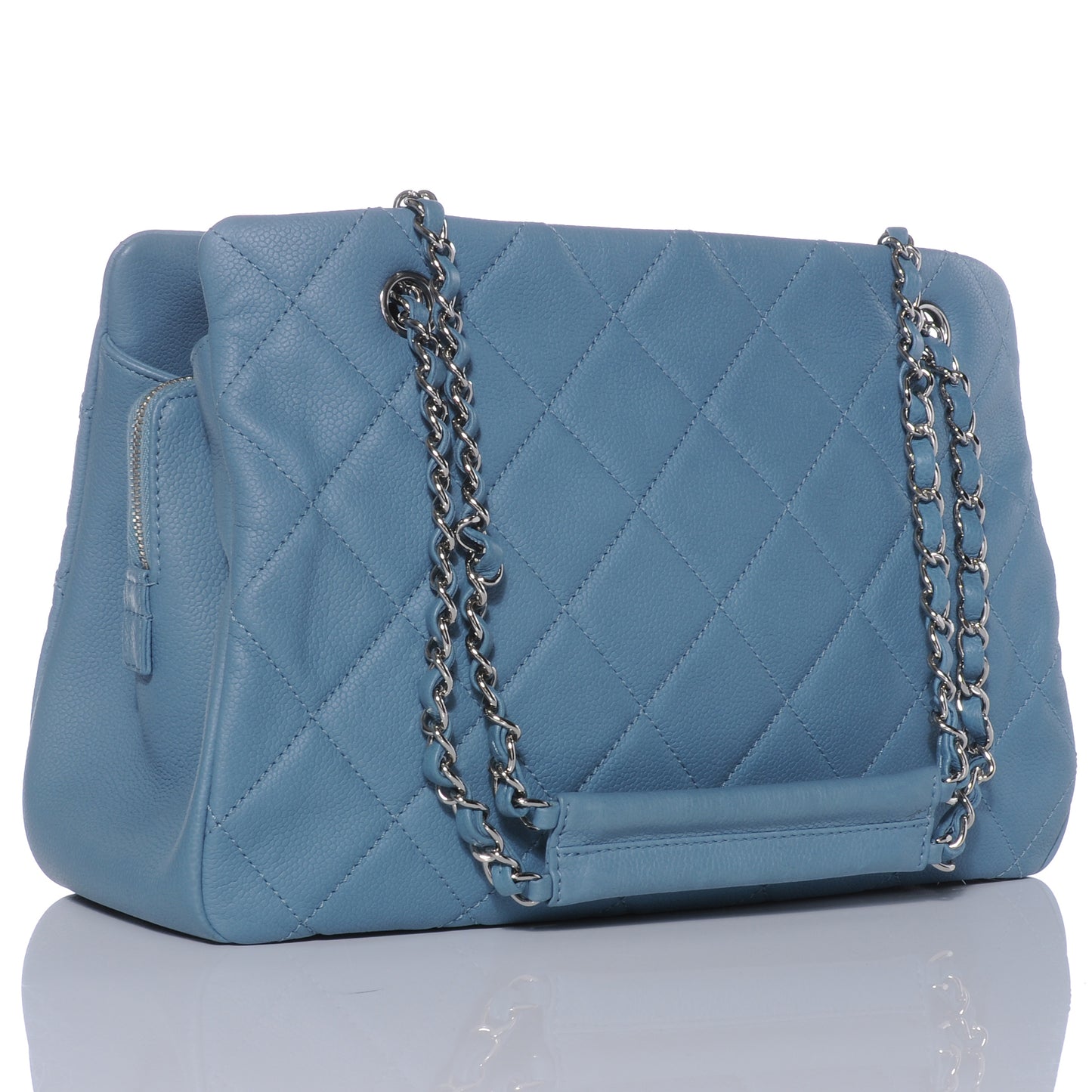 Caviar Timeless CC Shopping Tote Blue