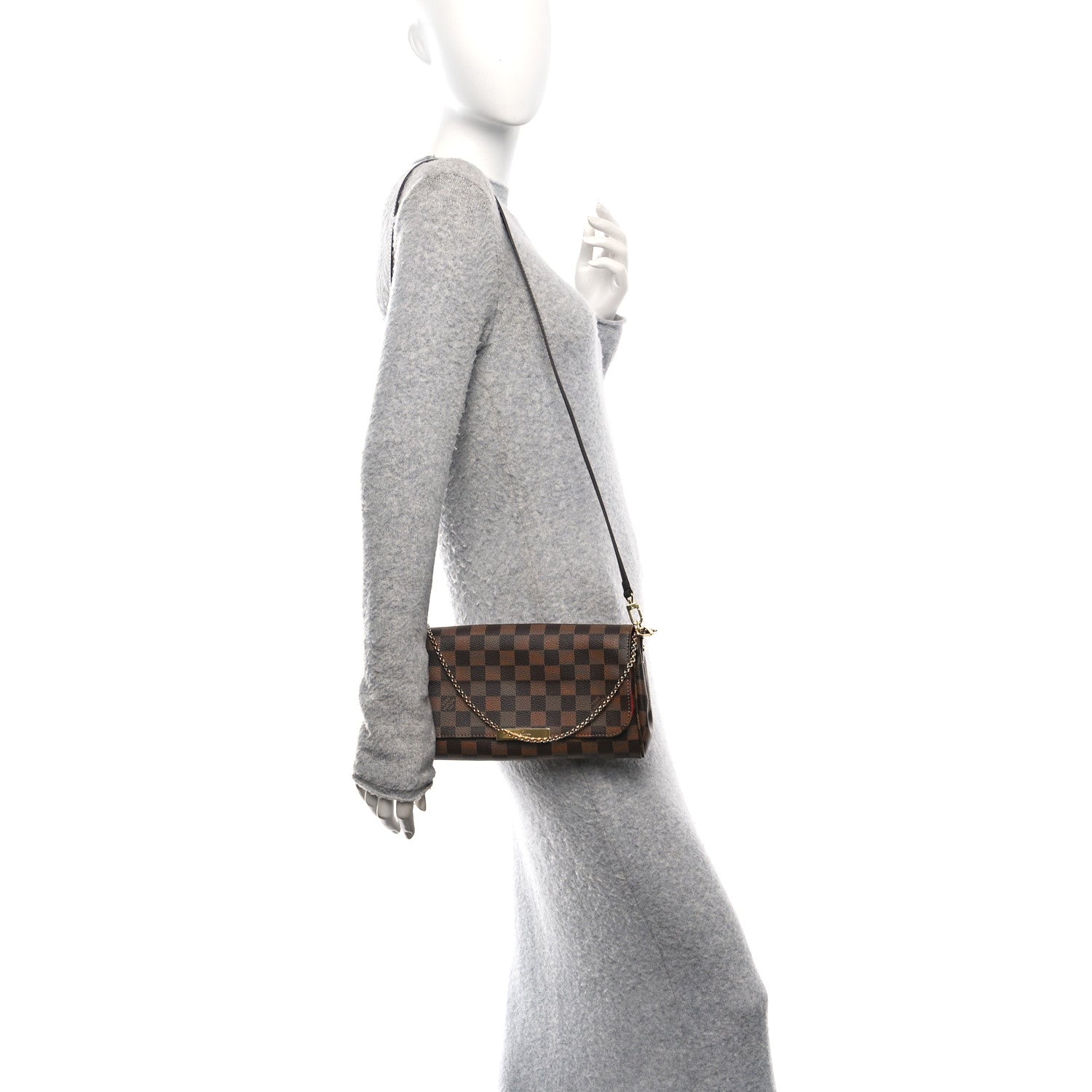 Louis Vuitton Damier Ebene Favorite MM 2 of 11