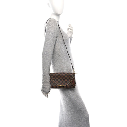 Louis Vuitton Damier Ebene Favorite MM 2 of 11