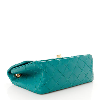 Chanel Aged Calfskin Quilted 2.55 Reissue Mini Flap Green 4 of 10