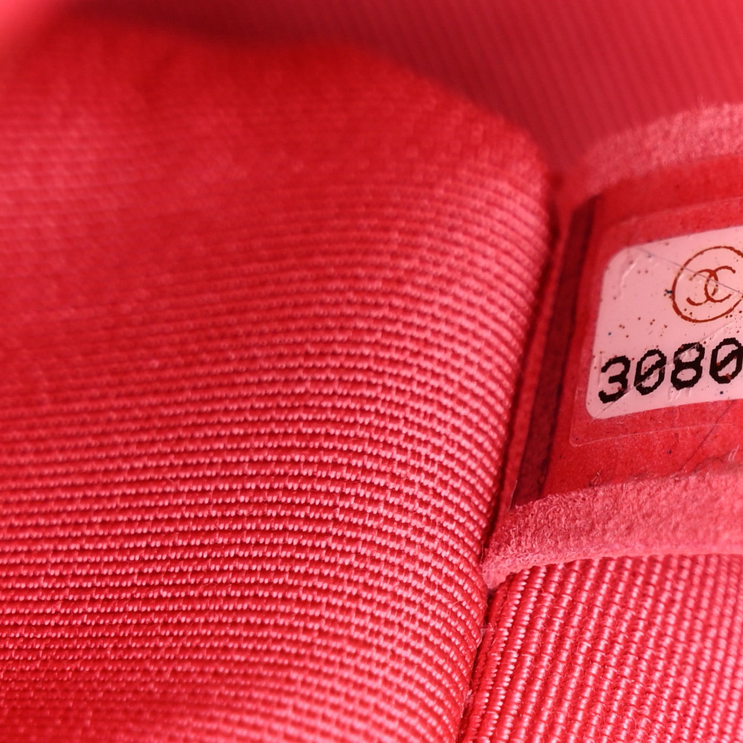 Crumpled Calfskin Medium Chain All Over Flap Pink