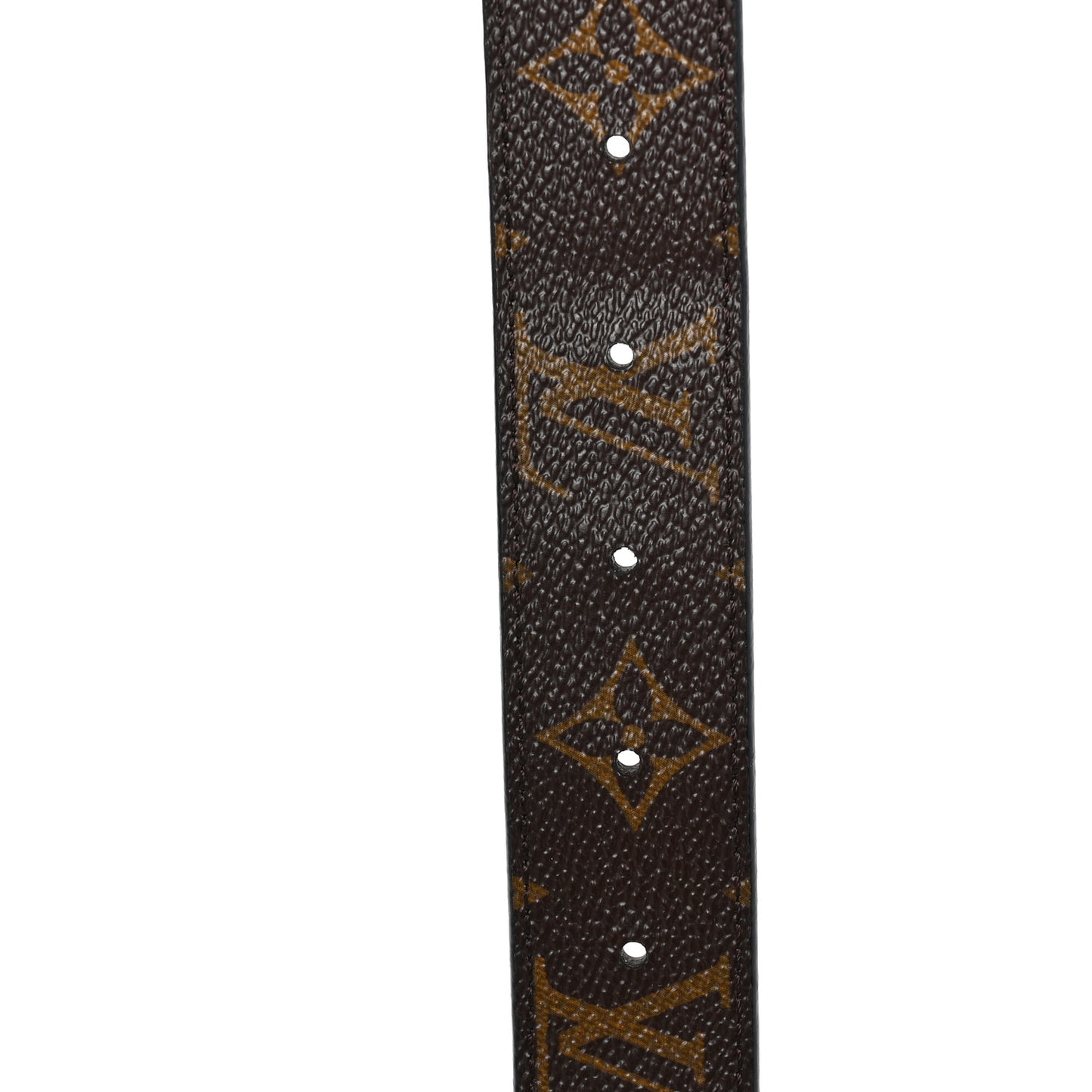 Calfskin Monogram 30mm LV Initiales Reversible Belt 95 38 Black