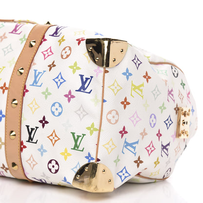 Louis Vuitton Monogram Multicolor Keepall 45 White 7 of 15