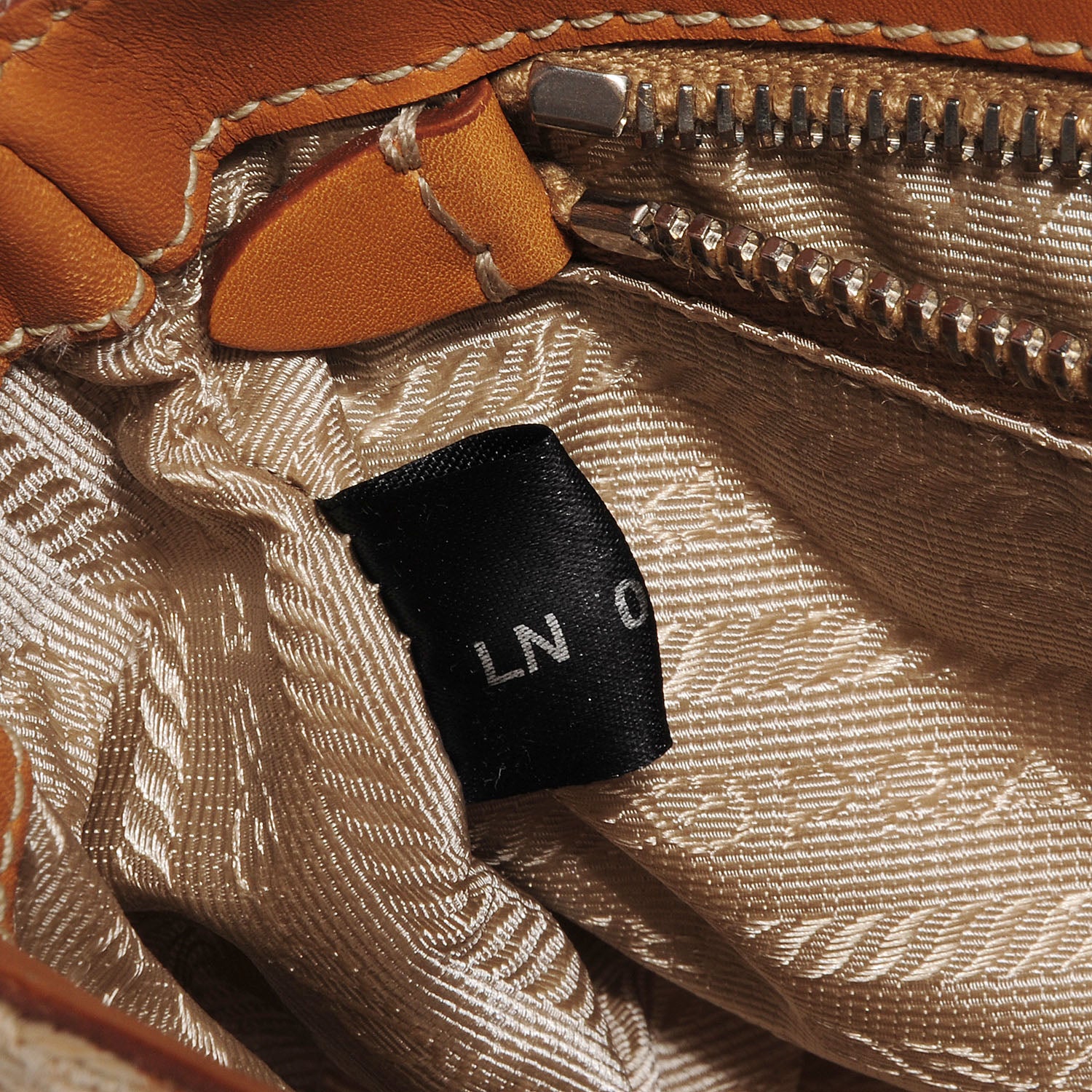 Prada Jute Python Shoulder Bag Oro 9 of 10