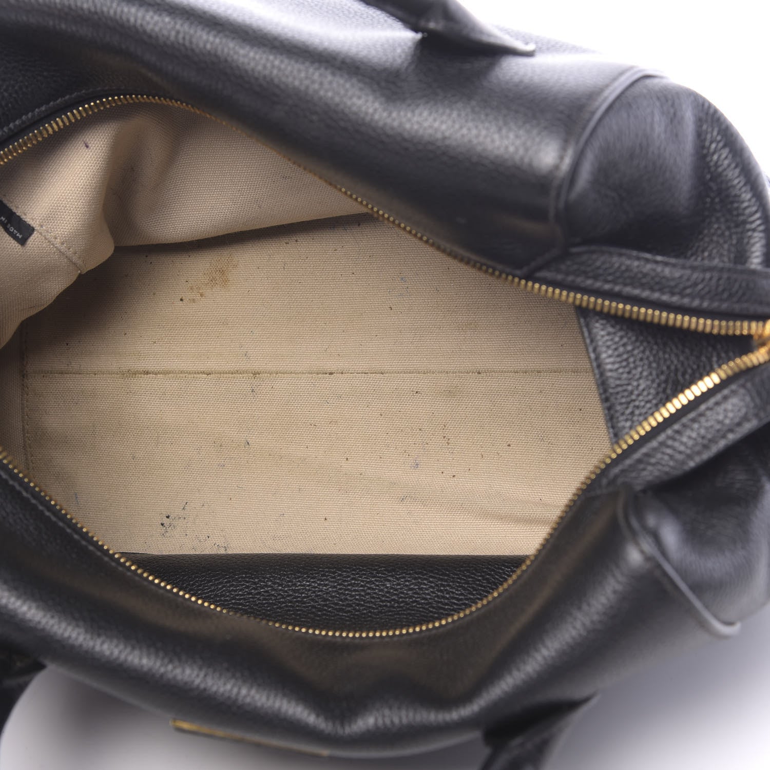 Prada Vitello Daino Satchel Black 5 of 15