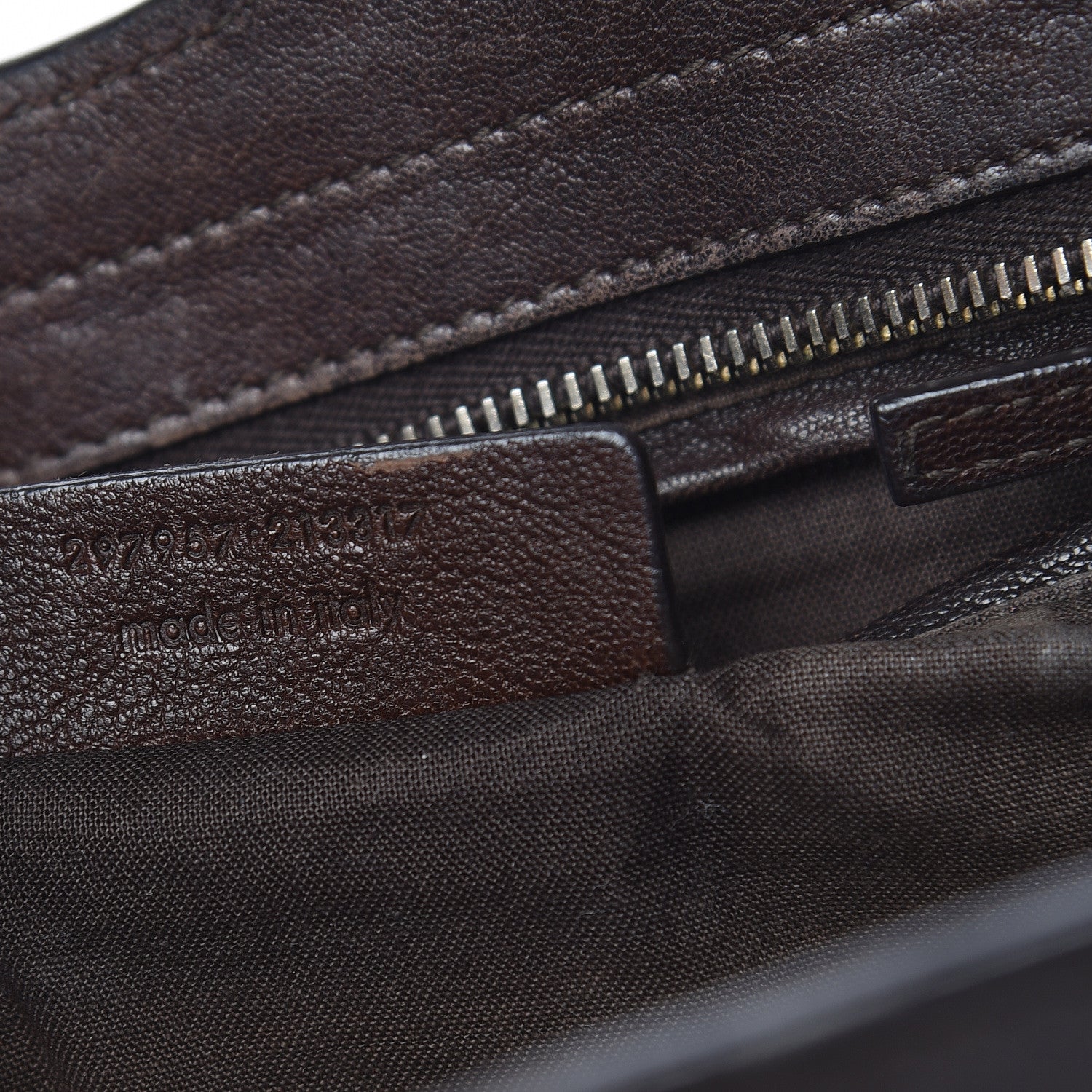 Saint Laurent Sheepskin Small Cabas ChYc Dark Brown 7 of 23