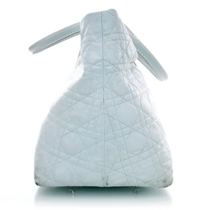 Christian Dior Lambskin Cannage Soft Lady Dior Tote White 6 of 9
