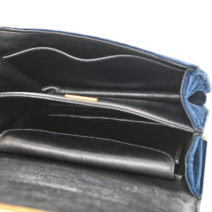 Prada Velvet City Calfskin Cahier Bag Zaffiro Black 5 of 11