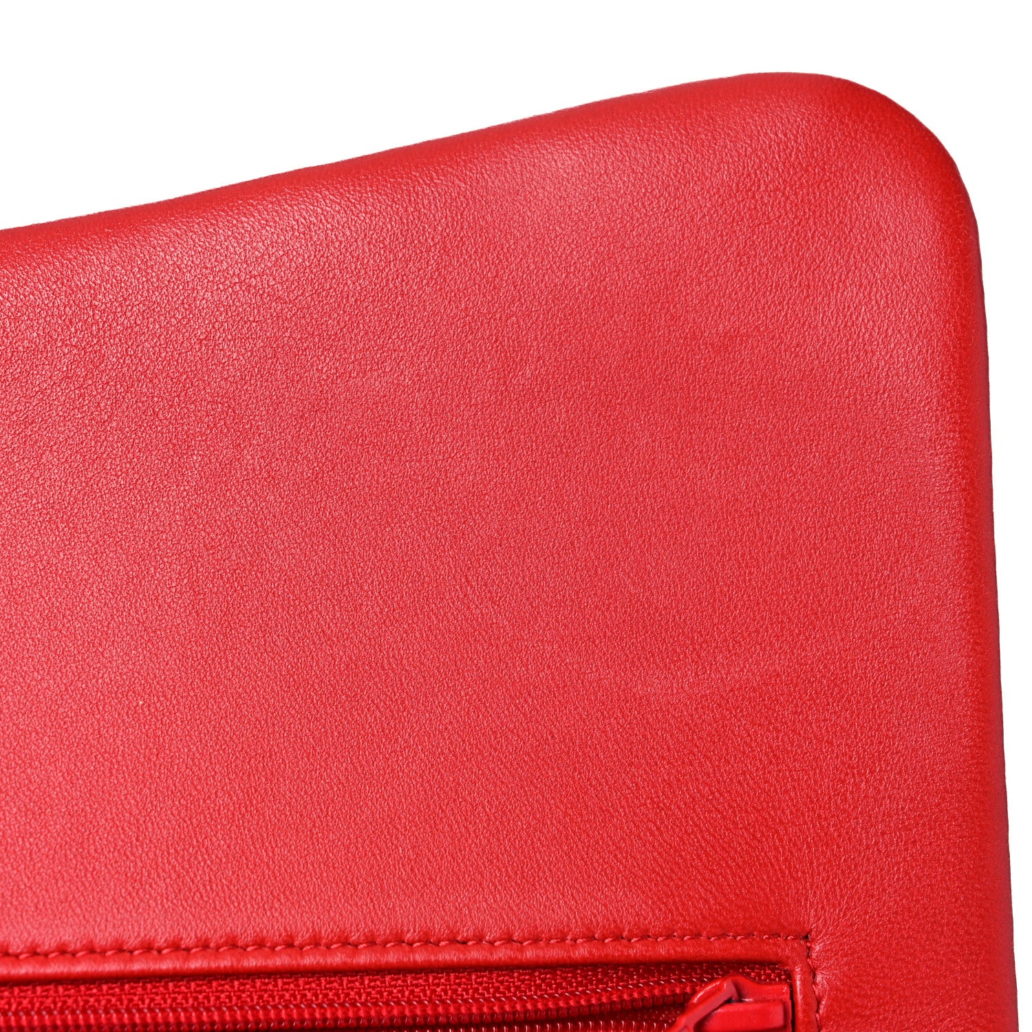 Chanel Lambskin Quilted Jumbo Double Flap Red 26 of 35