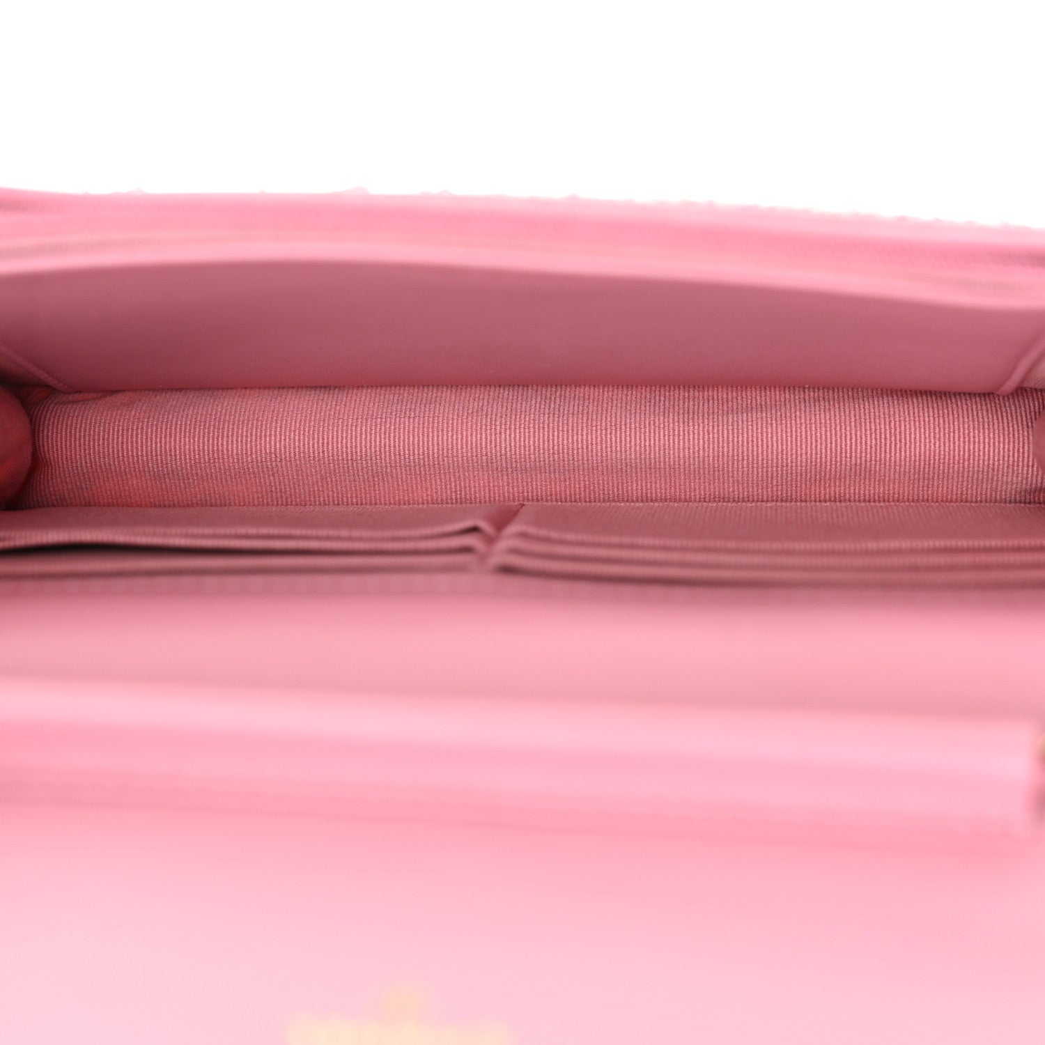 Chanel Tweed Quilted Wallet On Chain WOC Pink 5 of 15