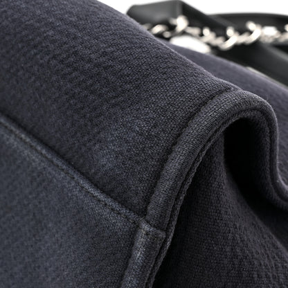 Chanel Mixed Fibers Medium Deauville Tote Black 16 of 17