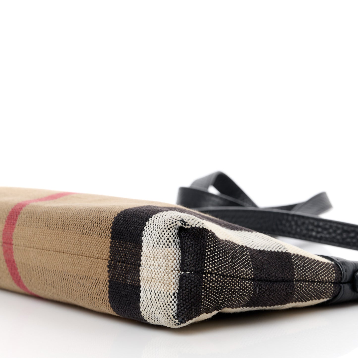 Mega Check Small Farley Crossbody Clutch Bag Black