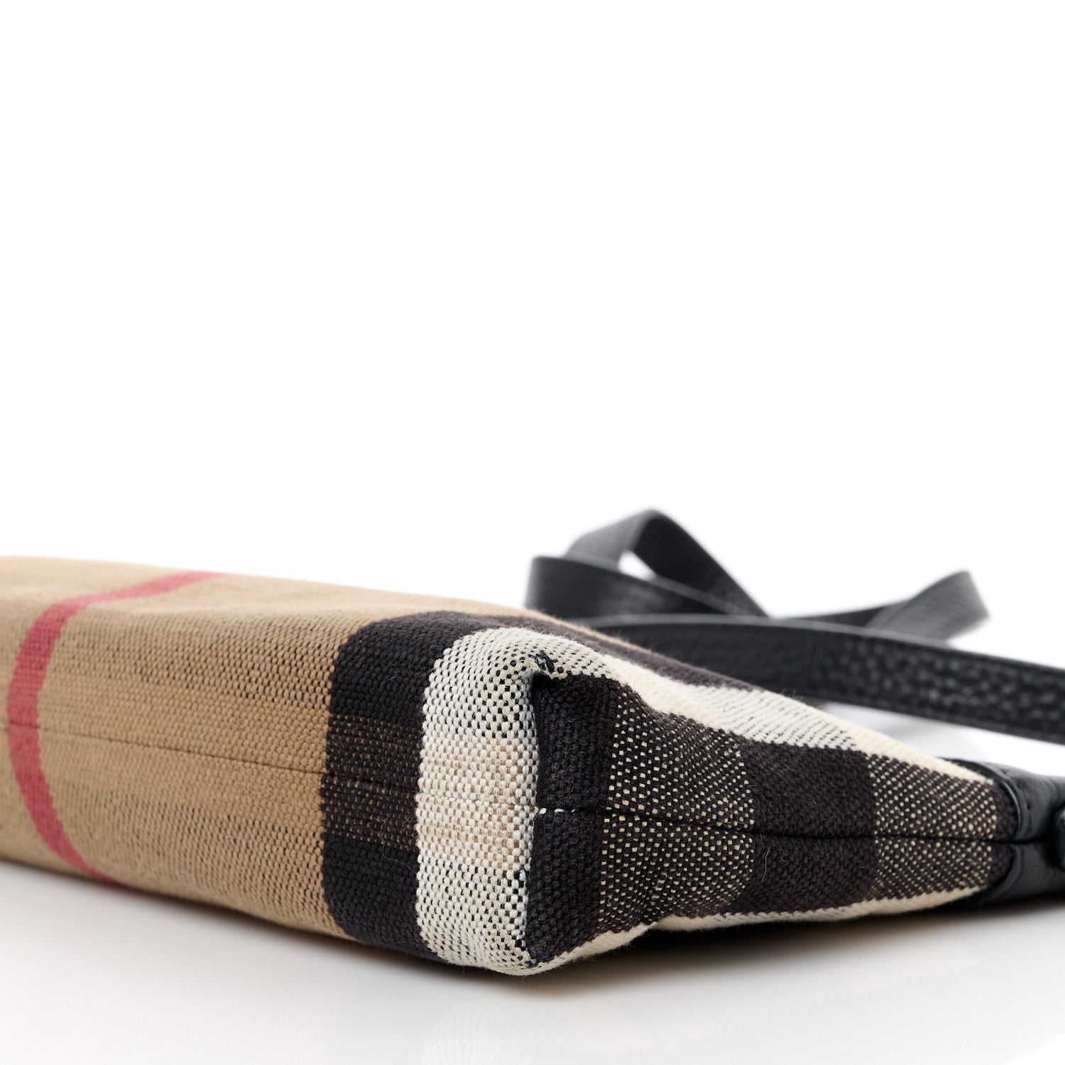 Burberry Mega Check Small Farley Crossbody Clutch Bag Black 10 of 10