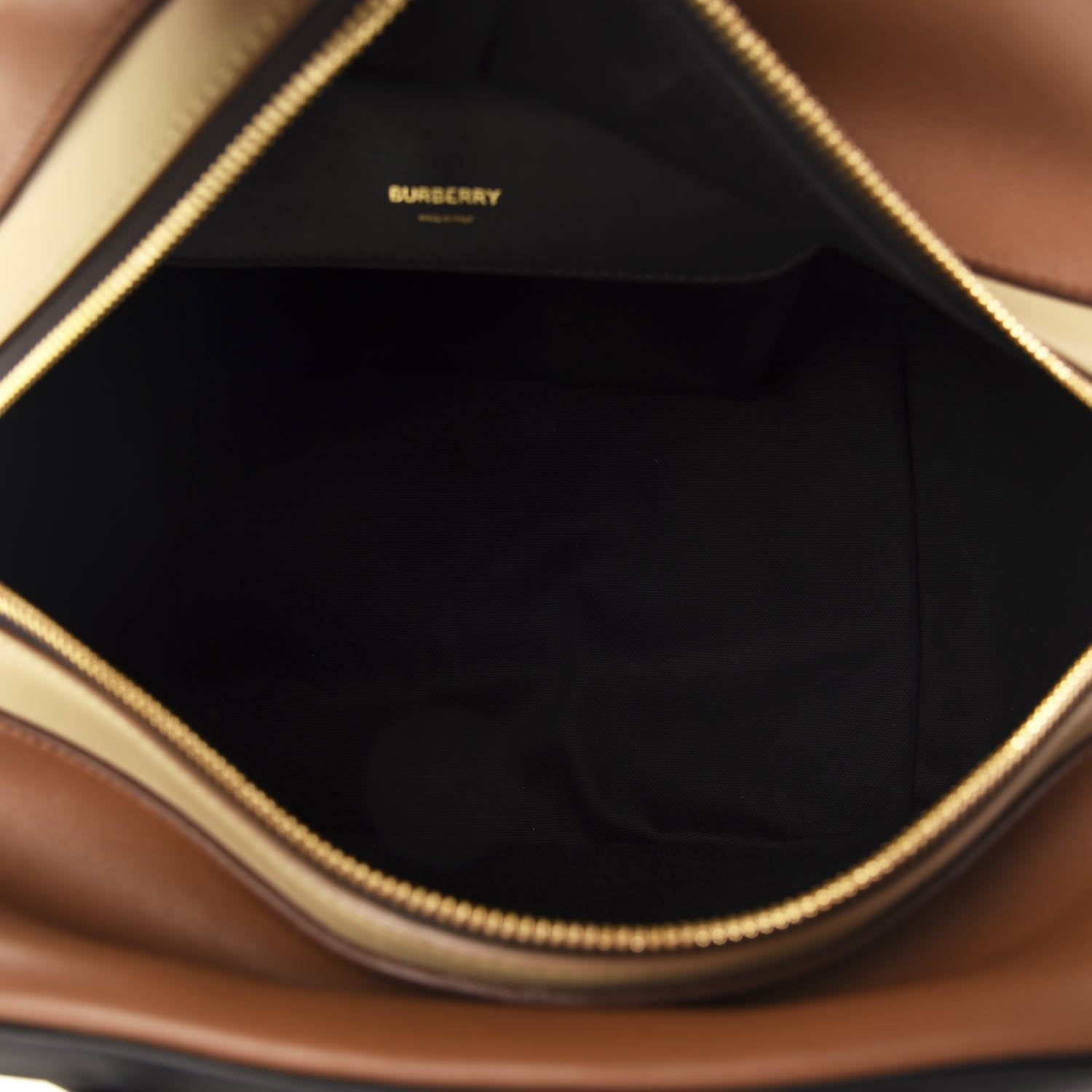 Burberry Smooth Calfskin Paneled Medium Cube Bowling Bag Black 5 of 11