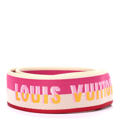 Louis Vuitton Jacquard Speedy Bandouliere 20 Shoulder Strap Fuchsia 2 of 4