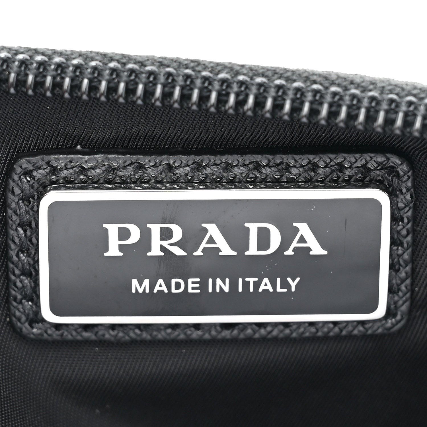 Prada Re-Nylon Saffiano Belt Bag Black 7 of 11